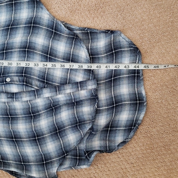 TRIXXI Long Western Plaid vest - Picture 6 of 7